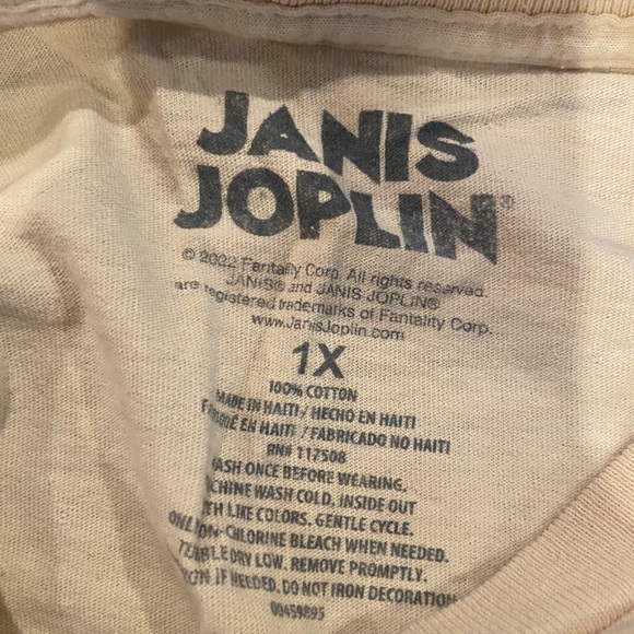 janis joplin t-shirt cropped - Picture 2 of 3